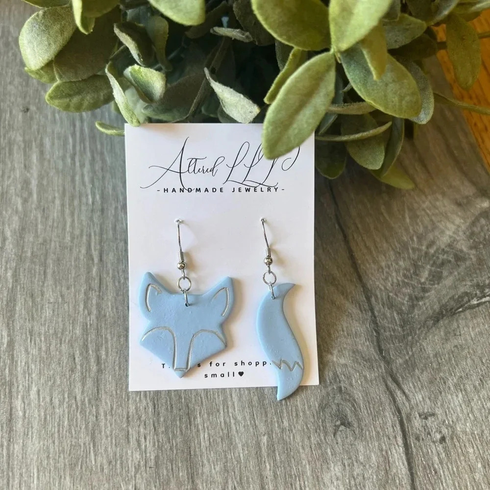 2/$30 Handmade- Fox & Tail Dangle